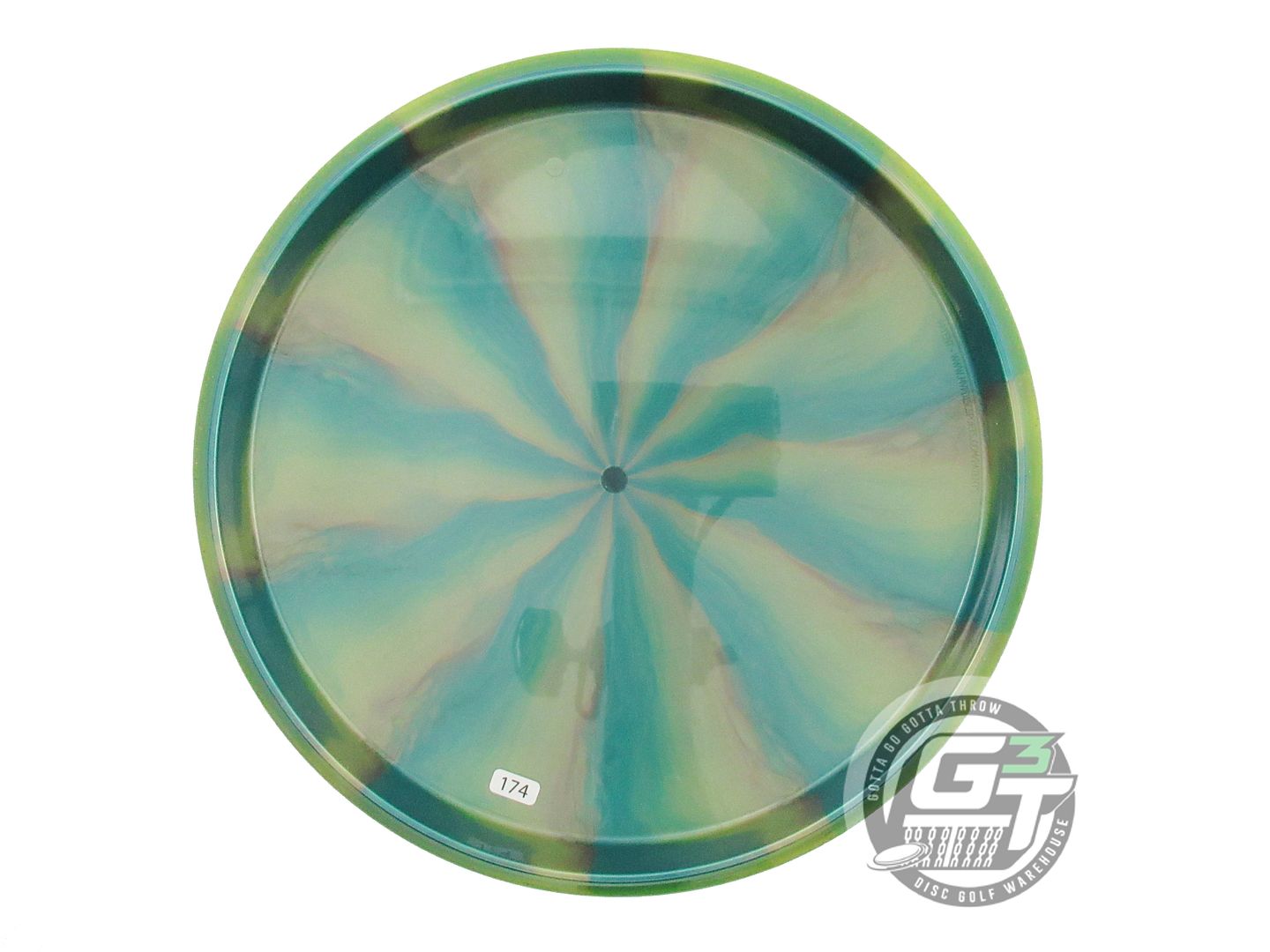 NOS Axiom Discs Plasma Envy 174g Lime-Green Lime Rim Putter Golf Disc