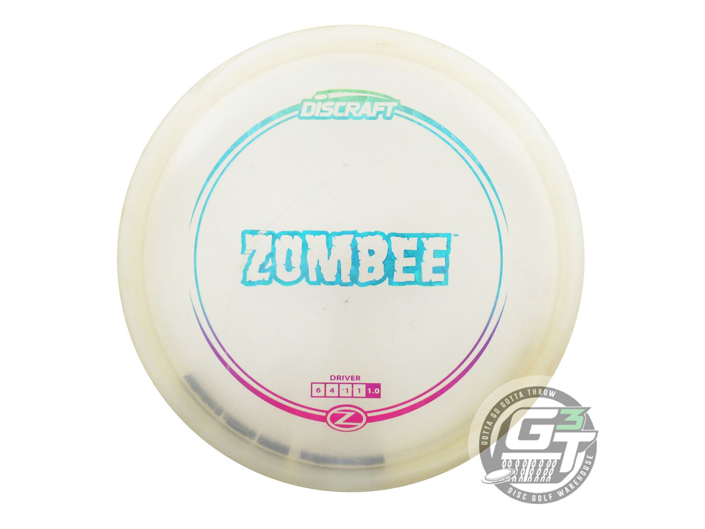 USED Discraft Z Zombee 172g White Sunset Shatter OOP Fairway Driver Golf Disc