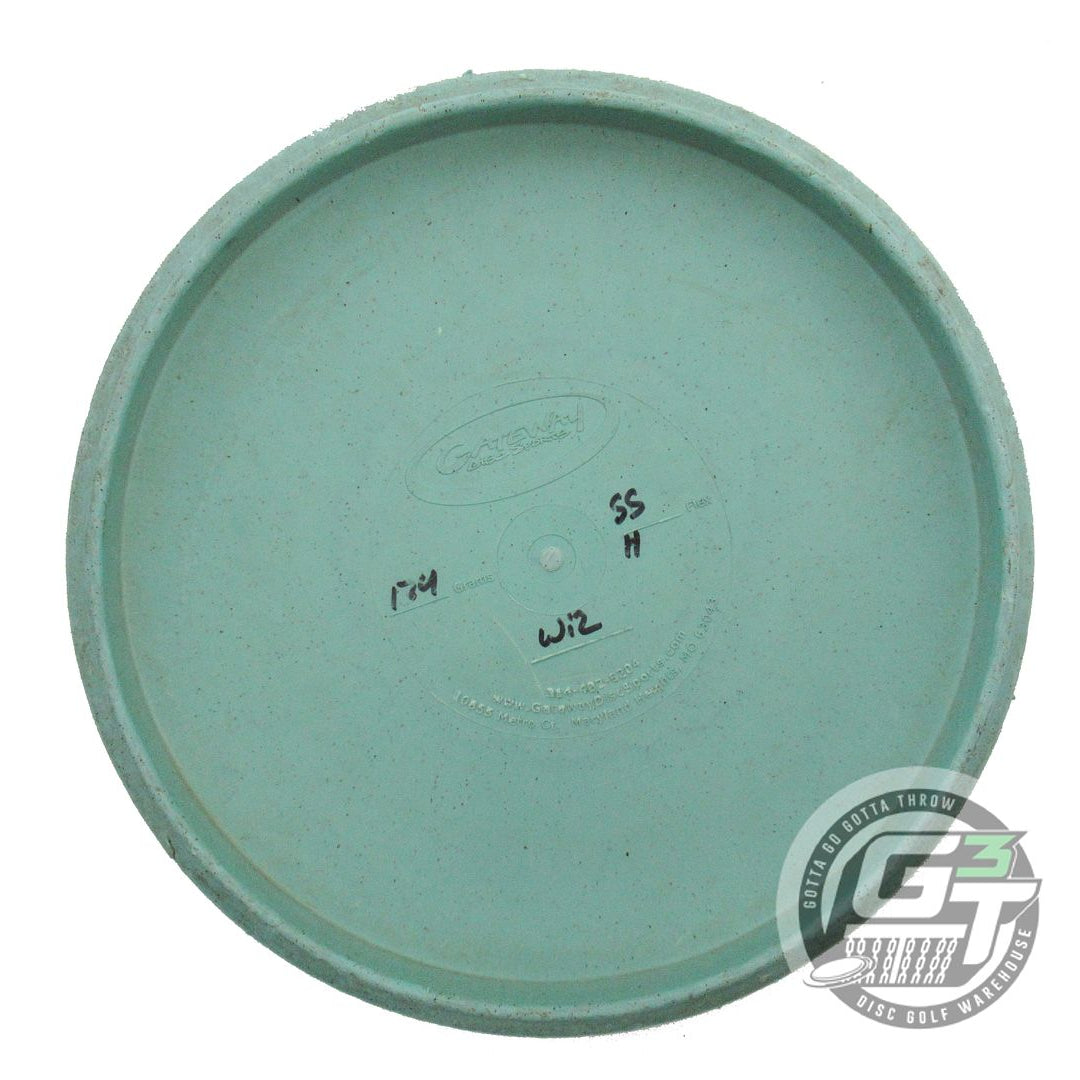 USED Gateway Hemp Super Soft Wizard 174g Green Gold Foil Putter Golf Disc