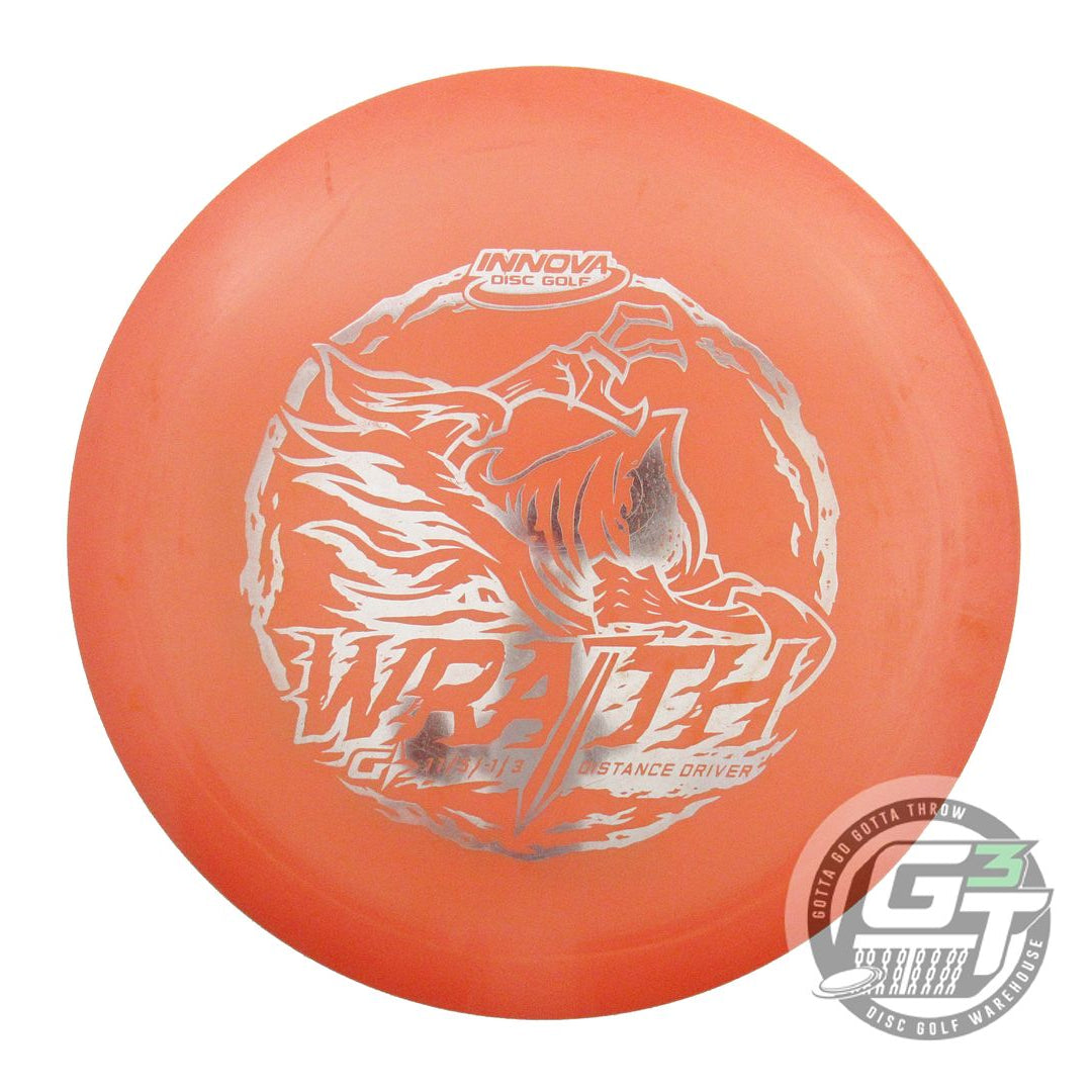 USED Innova GStar Wraith 179g Orange Silver Foil Distance Driver Golf Disc