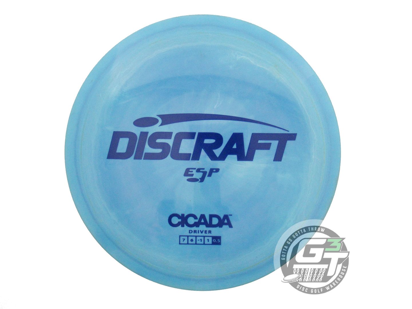 USED Discraft ESP Cicada 176g Blue Blue Stamp Fairway Driver Golf Disc