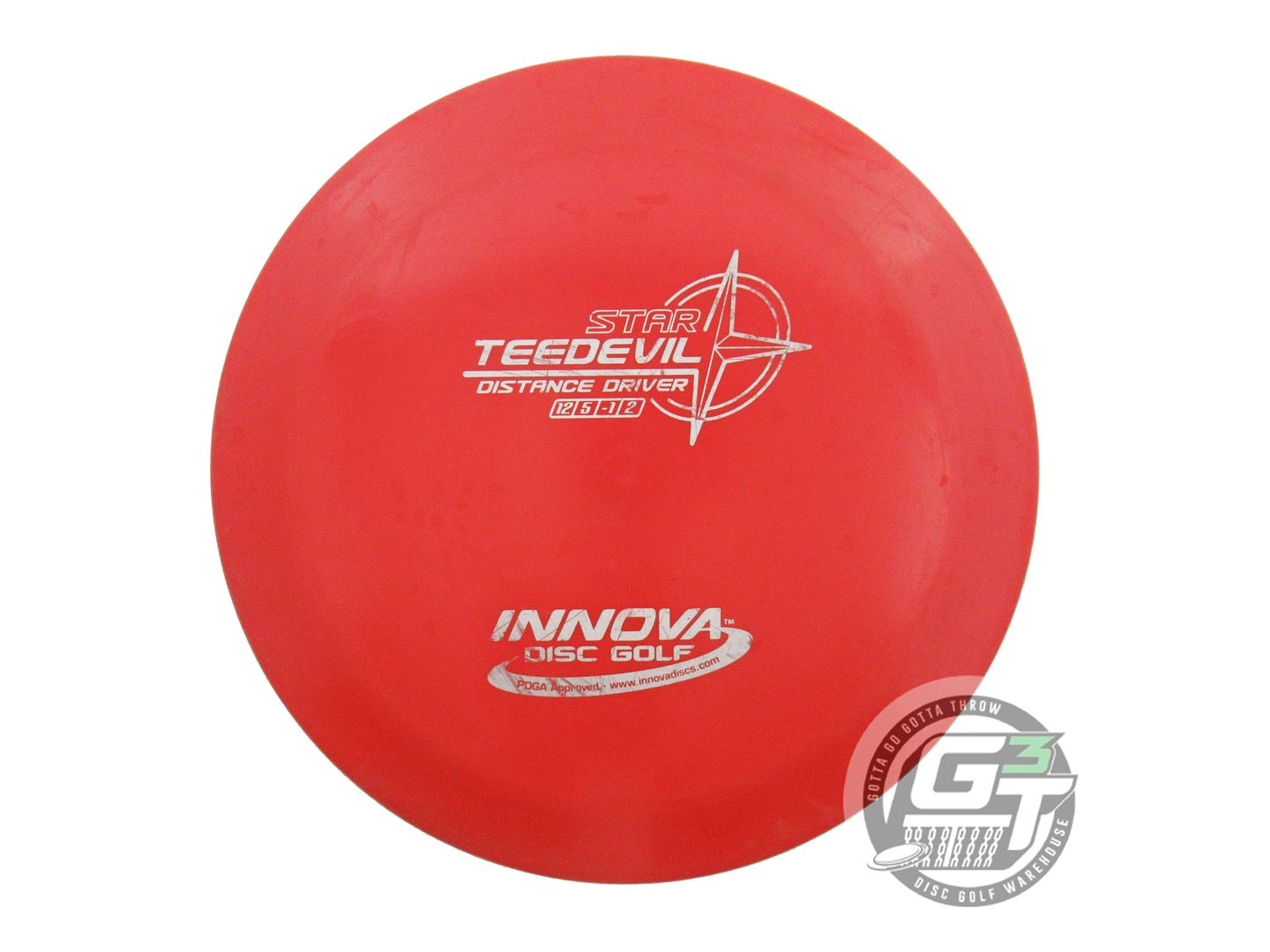 USED Innova Star Teedevil 171g Red Silver Stamp OOP Distance Driver Golf Disc