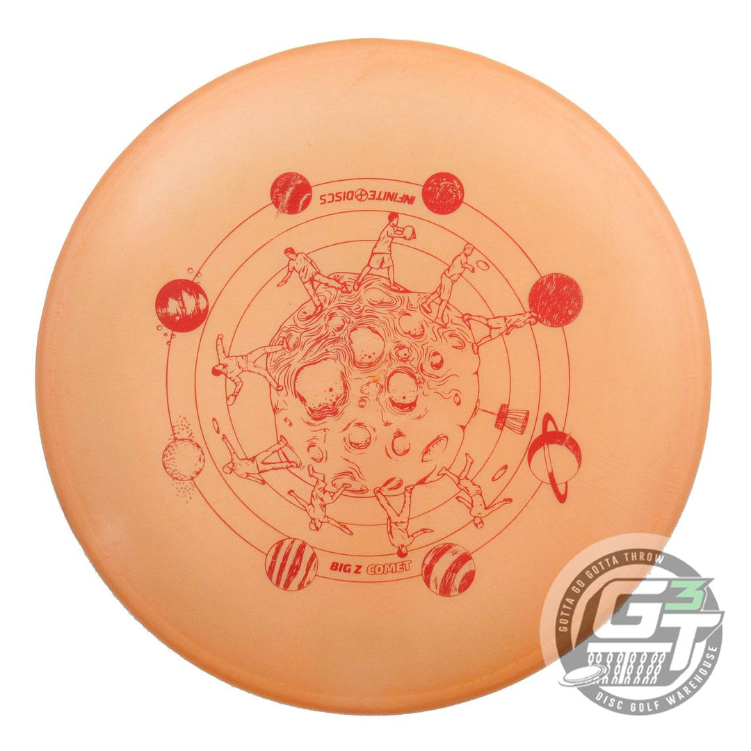 USED Discraft Big Z Comet 180g Orange Red Foil Midrange Golf Disc
