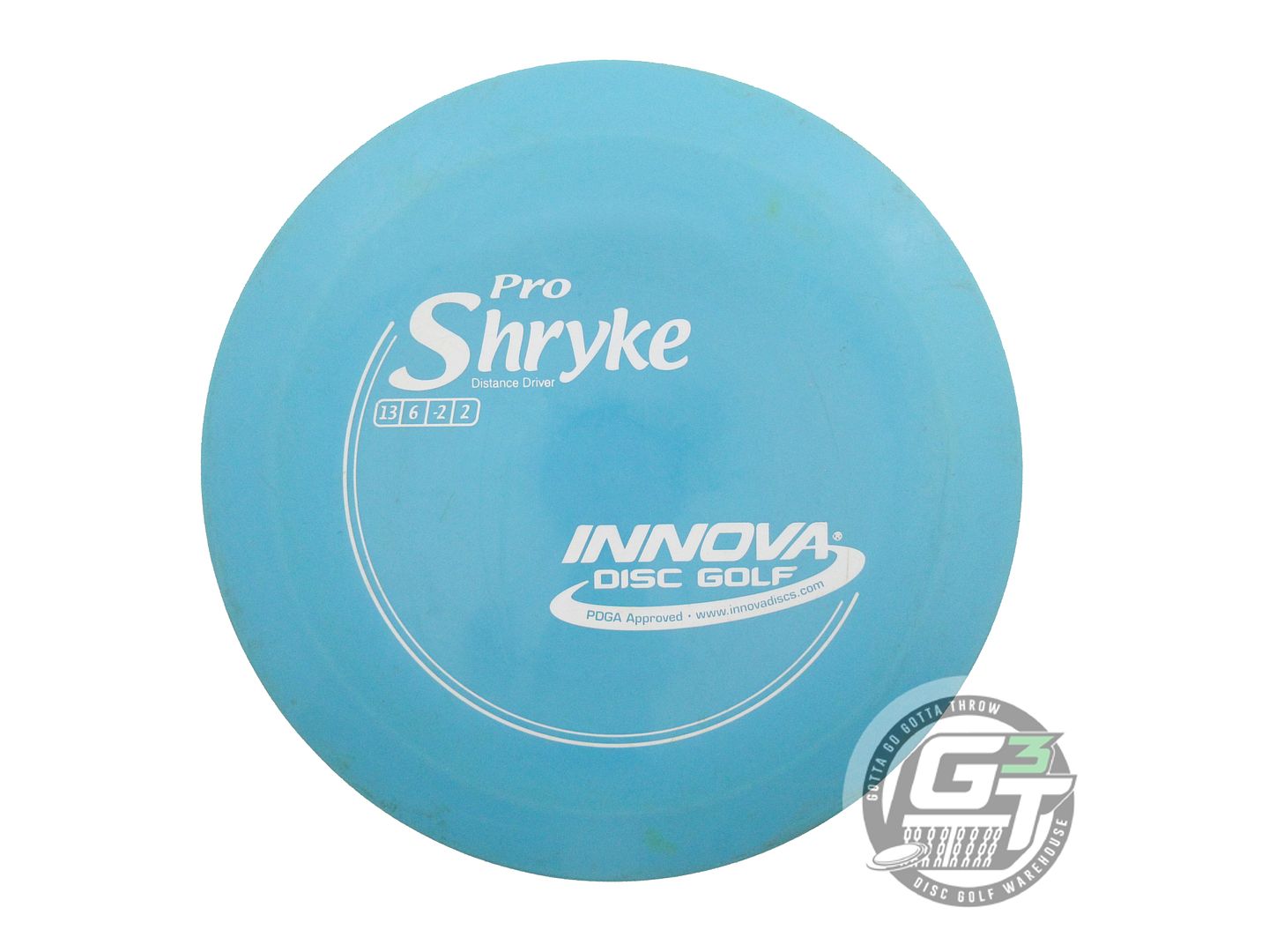 USED Innova Pro Shryke 170g Teal White Stamp Distance Driver Golf Disc