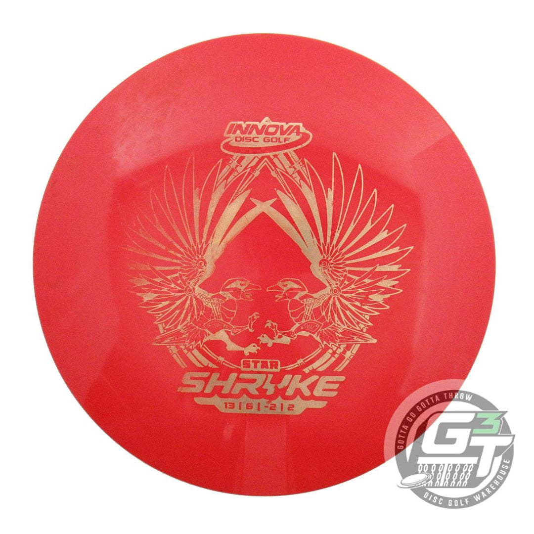 USED Innova Star Shryke 174g Red Gold Foil Distance Driver Golf Disc