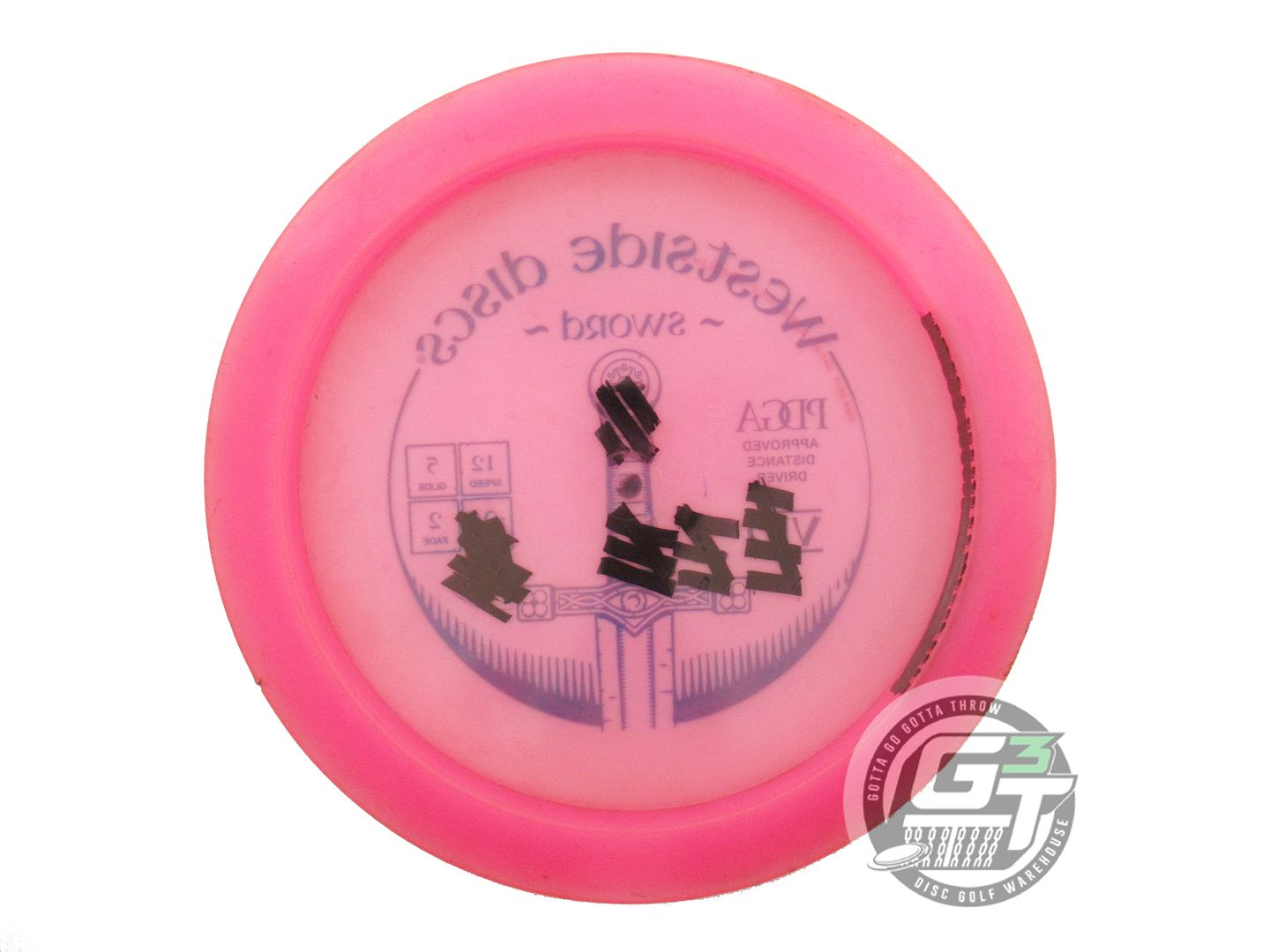 USED Westside Discs VIP Sword 173g Pink Blue Foil Distance Driver Golf Disc