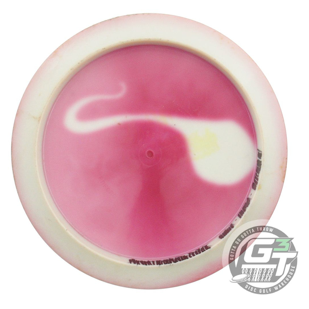 USED Dynamic Discs Fuzion Enforcer 173g White HOME DYED Distance Driver Disc