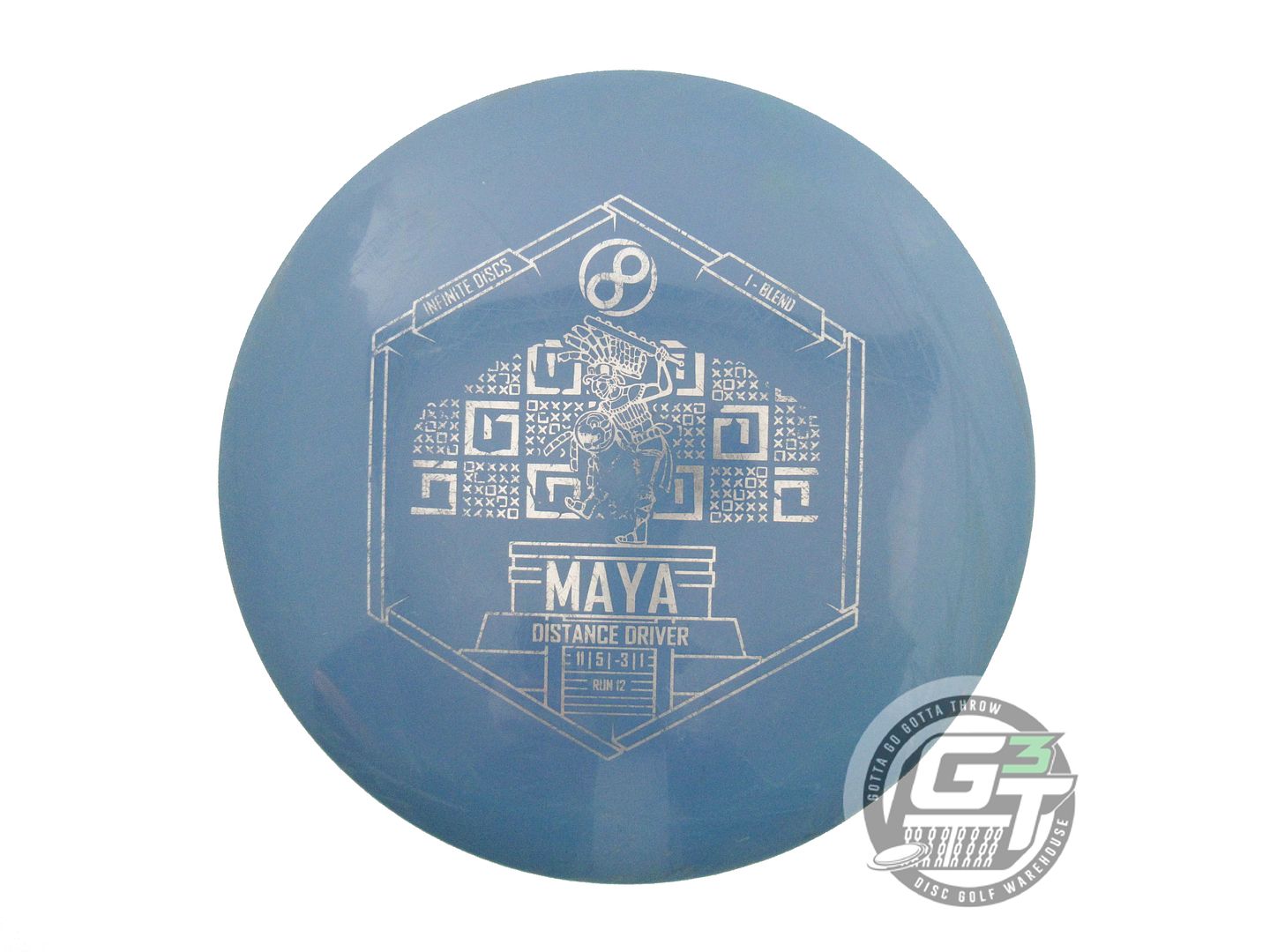 USED Infinite I-Blend Maya 173g Blue Silver Foil Distance Driver Golf Disc
