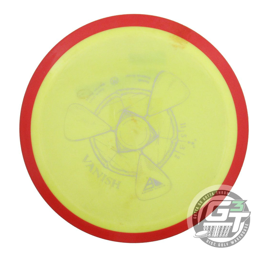 USED Axiom Discs Neutron Vanish 173g Yellow Red Rim Distance Driver Golf Disc