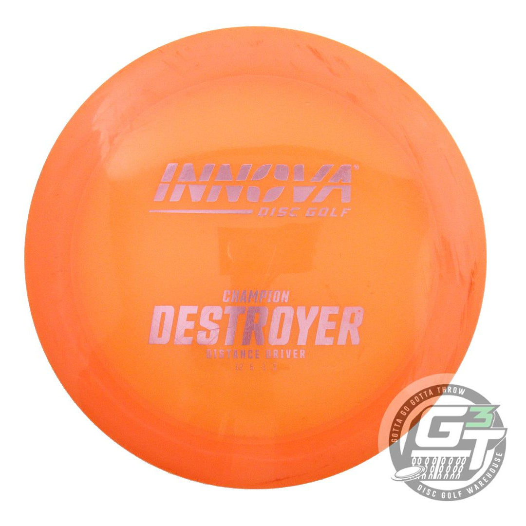 USED Innova Champion Destroyer 169g Orange Pink Foil Distance Driver Golf Disc