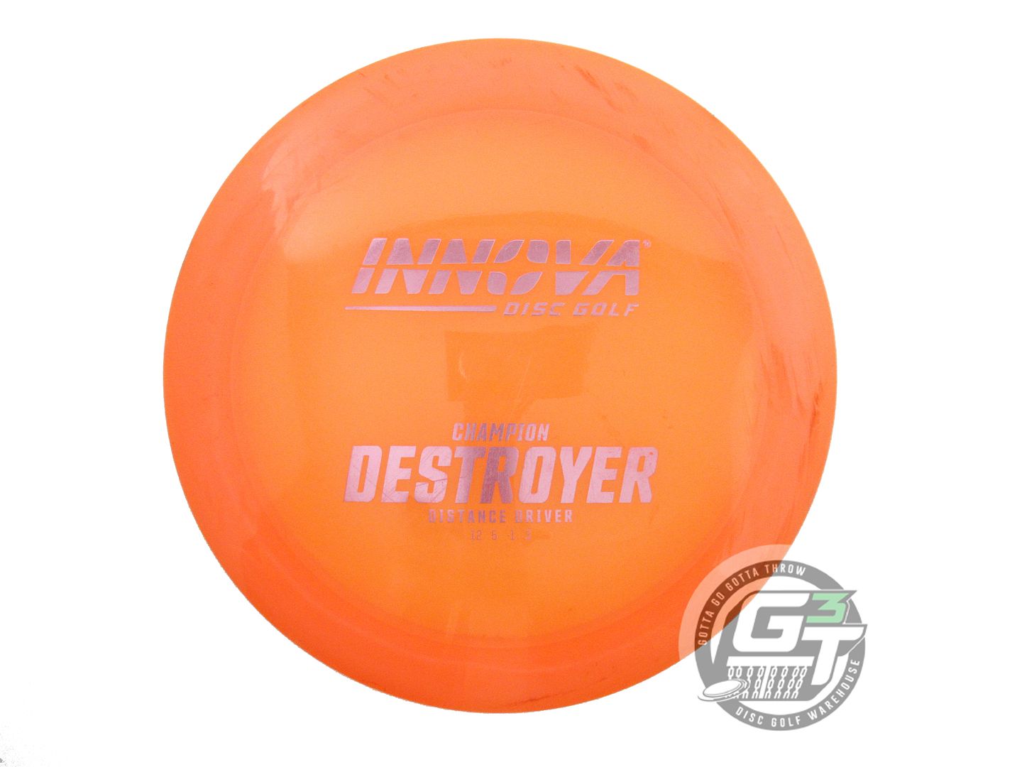 USED Innova Champion Destroyer 169g Orange Pink Foil Distance Driver Golf Disc