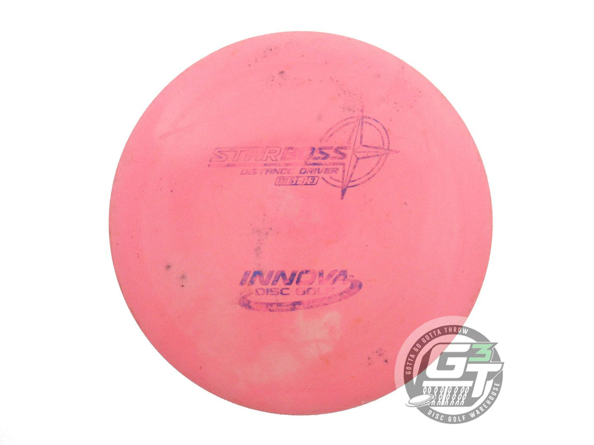 USED Innova Star Boss 170g Pink Blue Foil Distance Driver Golf Disc