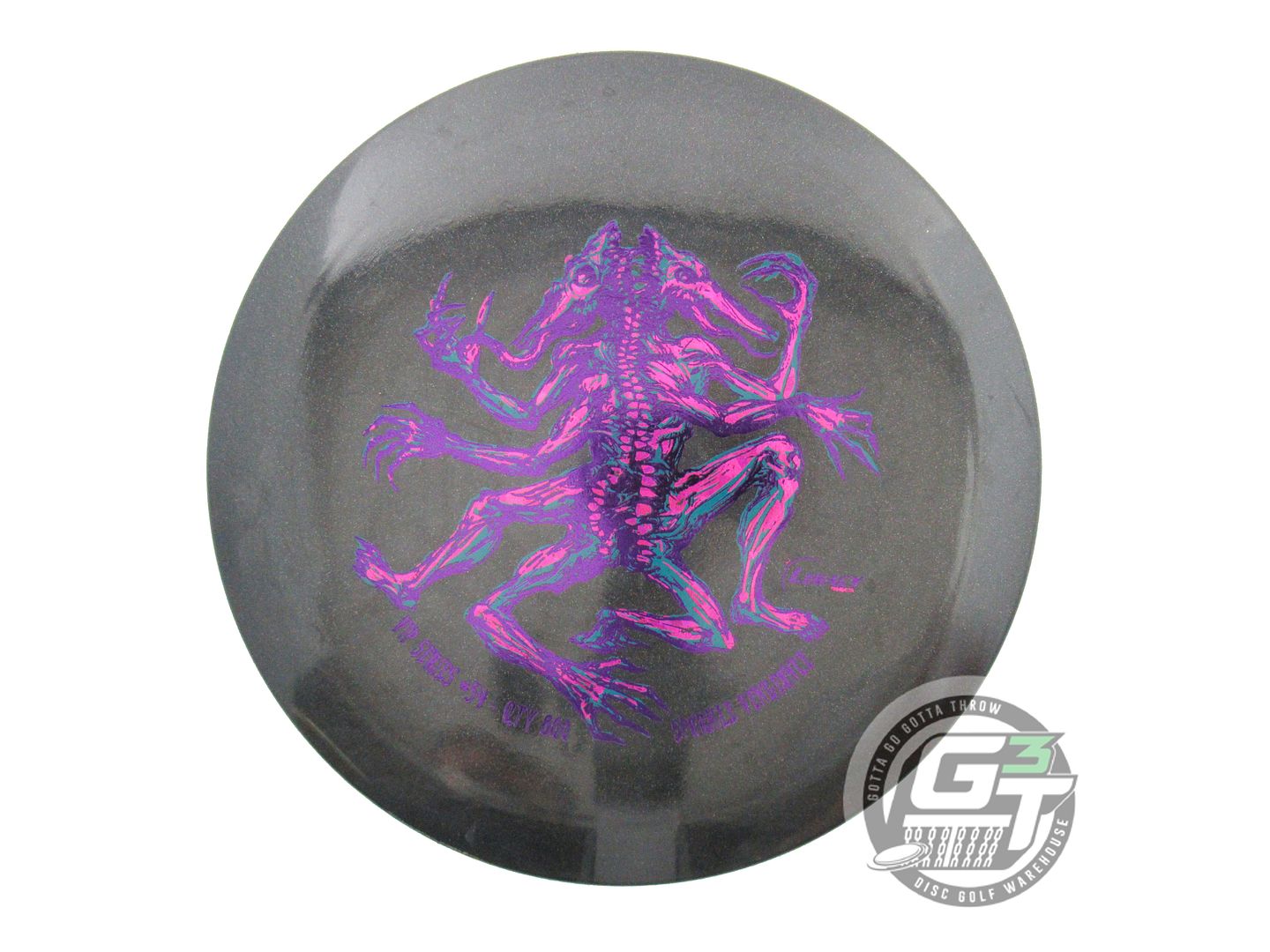 USED Legacy Discs Sparkle Vengeance 175g Black VIP SERIES Distance Driver Disc