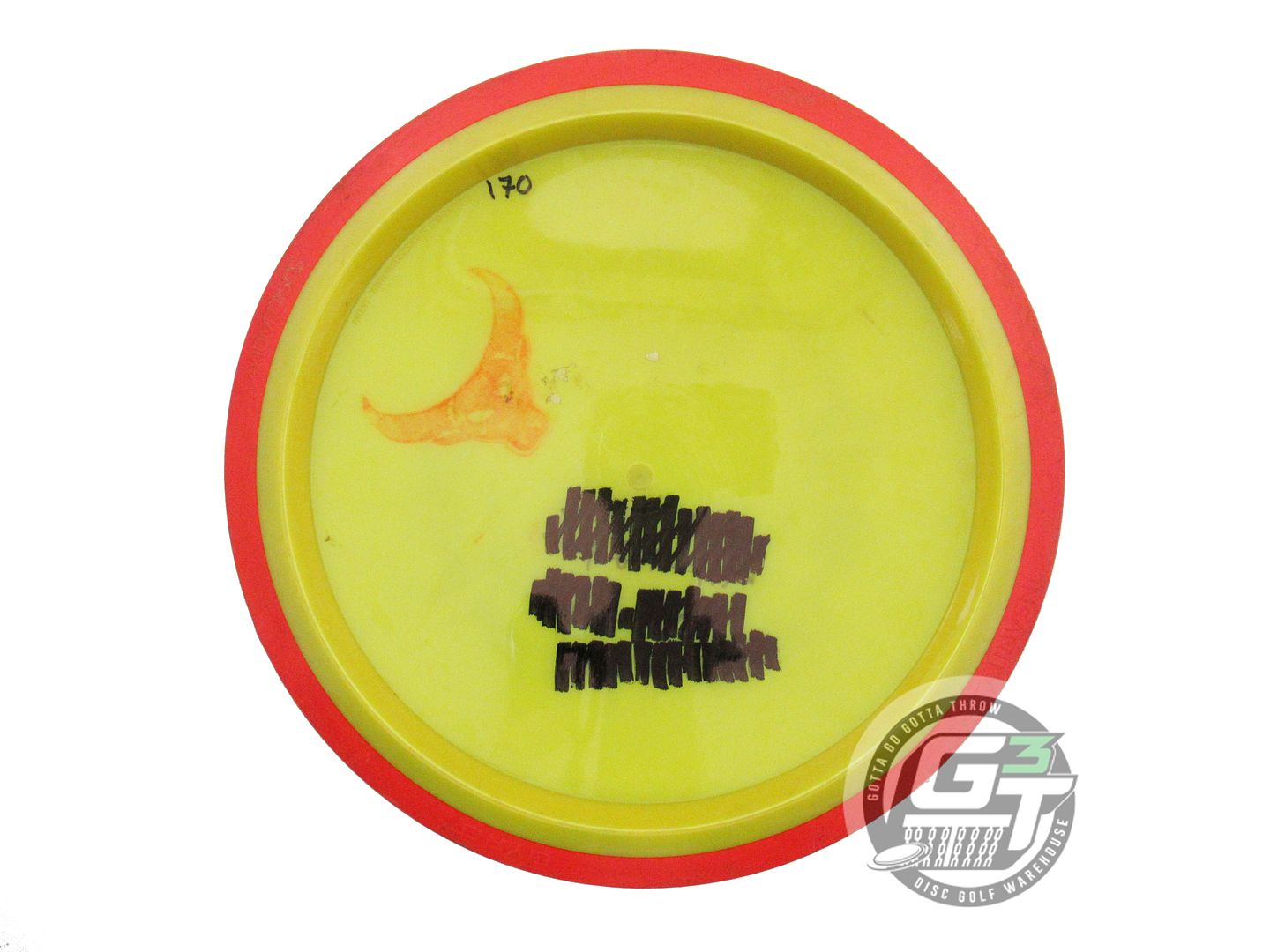 USED Axiom Discs Plasma Insanity 170g Yellow Red Rim Distance Driver Golf Disc