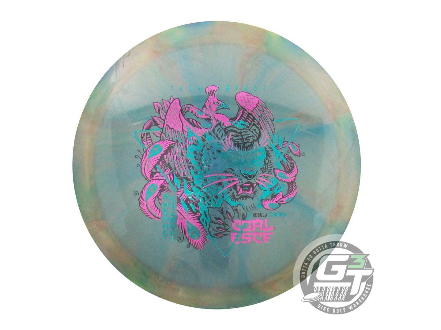 USED Thought Space Nebula Ethereal Coalesce 174g Green-Gold Driver Golf Disc
