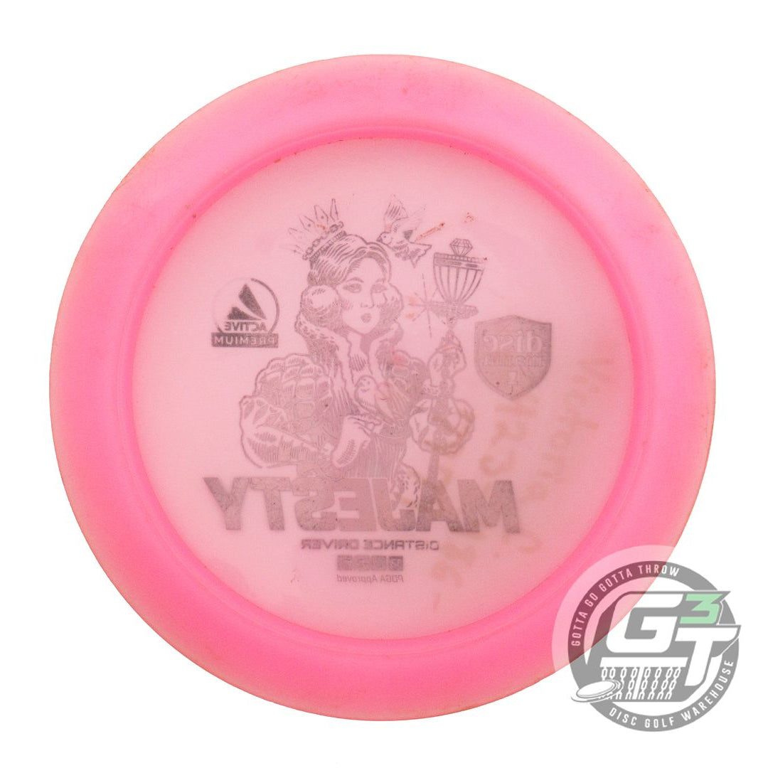 USED DiscMania Active Premium Majesty 174g Pink Black Stamp Driver Golf Disc