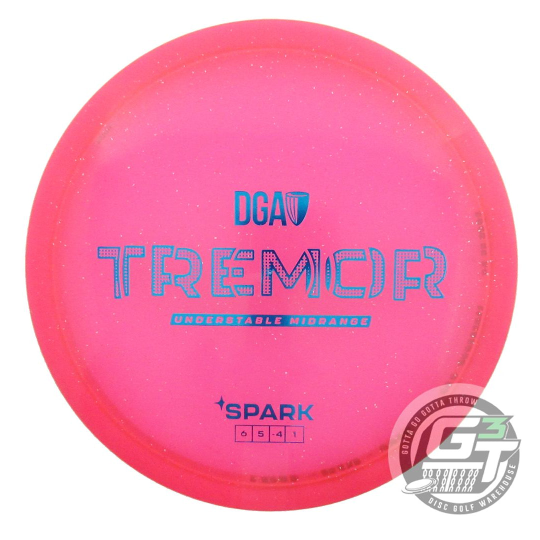 USED DGA Spark Tremor 173g Pink Blue Foil Midrange Golf Disc