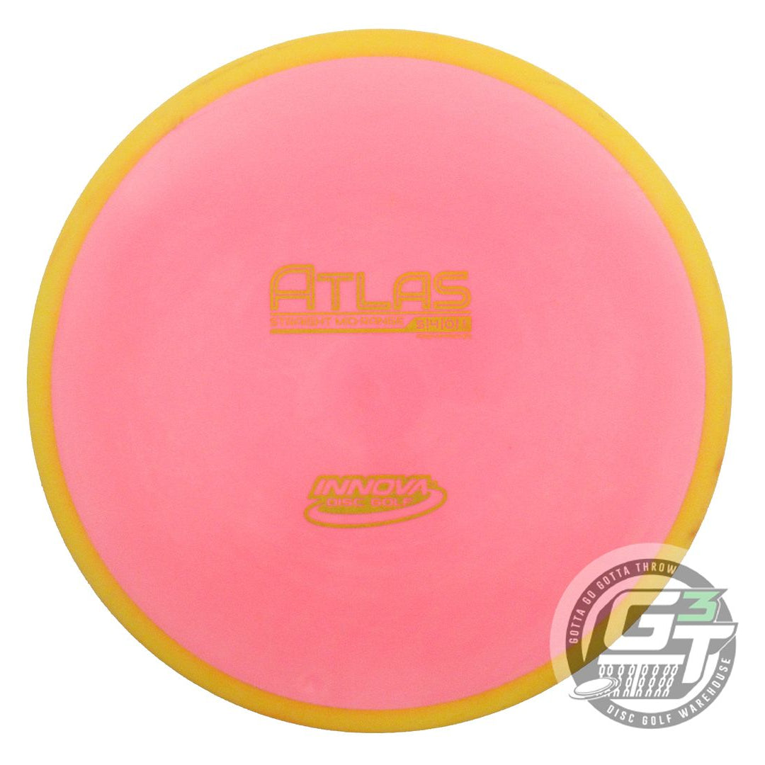 USED Innova Star Atlas 168g Pink Yellow Stamp Marigold Rim Midrange Golf Disc