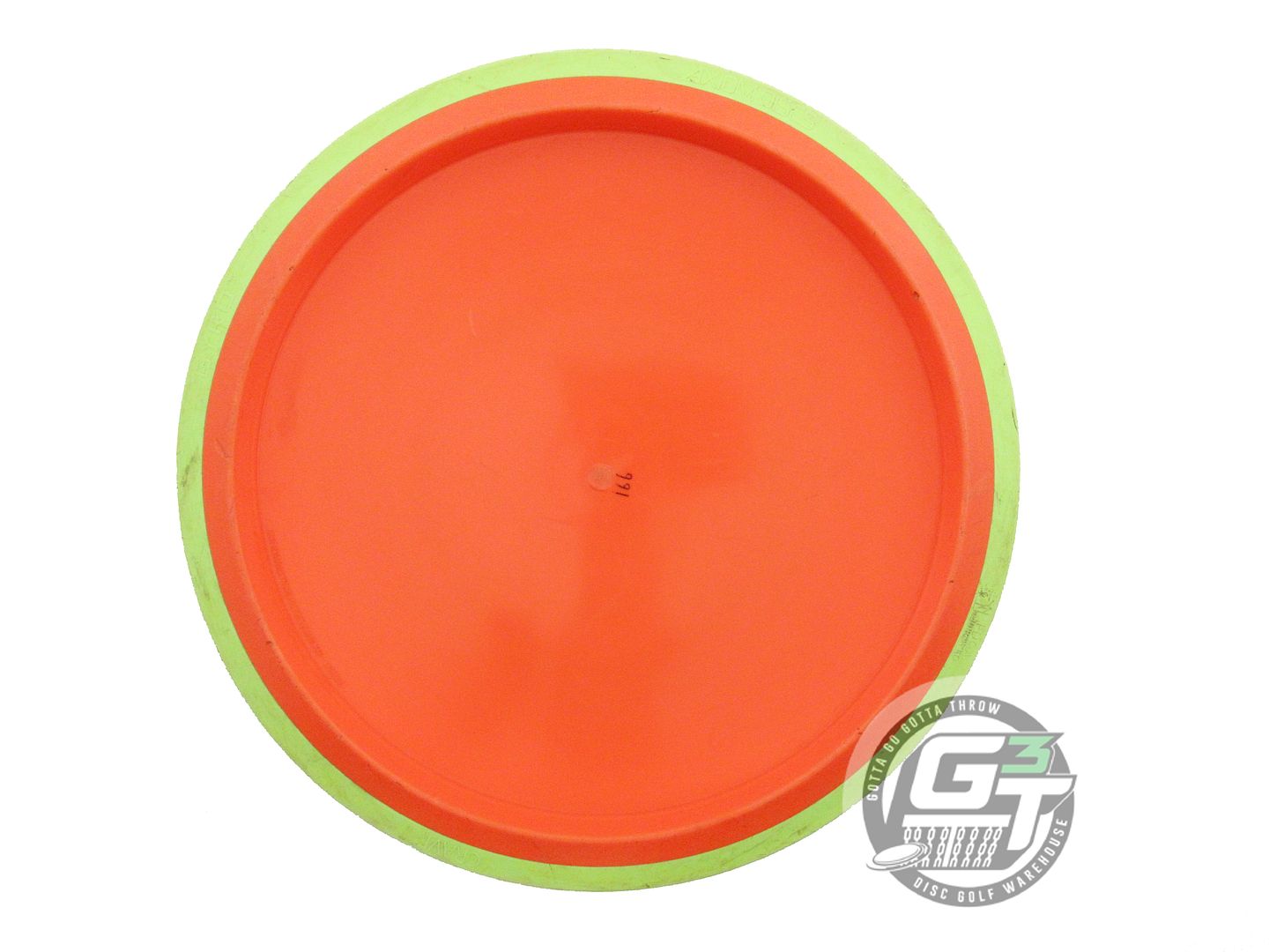 USED Axiom Discs Fission Crave 166g Orange Lime Rim Fairway Driver Golf Disc