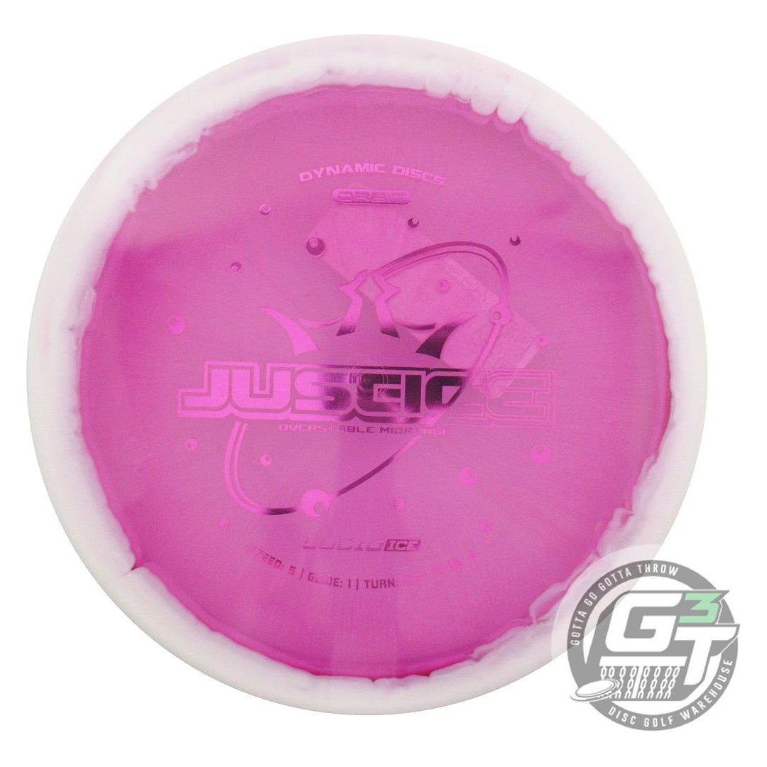 Dynamic Discs Lucid Ice Orbit Justice Midrange Golf Disc (Individually Listed)