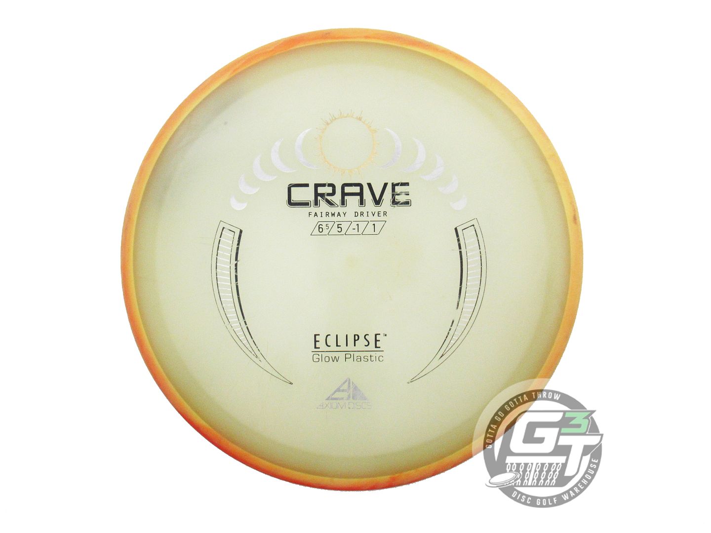 USED Axiom Discs Eclipse Proton Crave 173g Orange Rim Fairway Driver Golf Disc