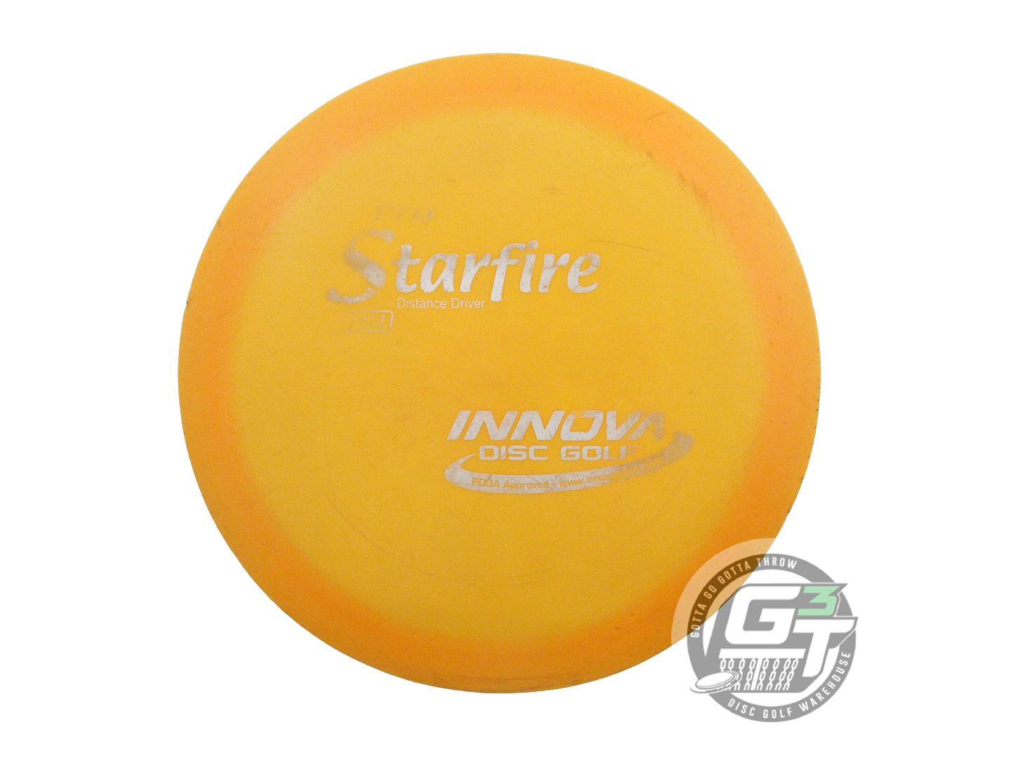 USED Innova Pro Starfire 176g Orange Silver Foil Distance Driver Golf Disc