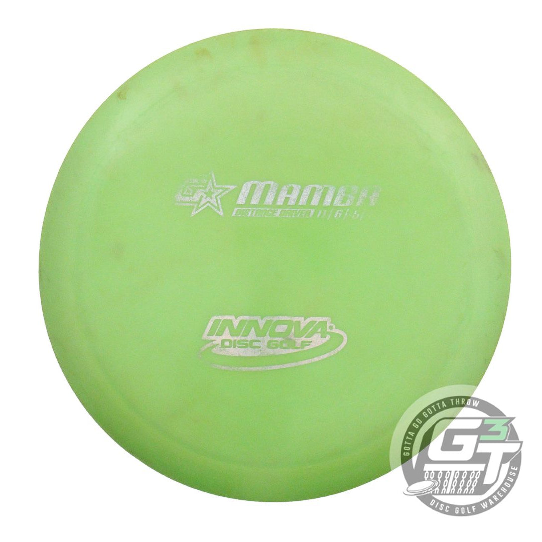 USED Innova GStar Mamba 172g Lime Silver Glitter Foil Distance Driver Golf Disc