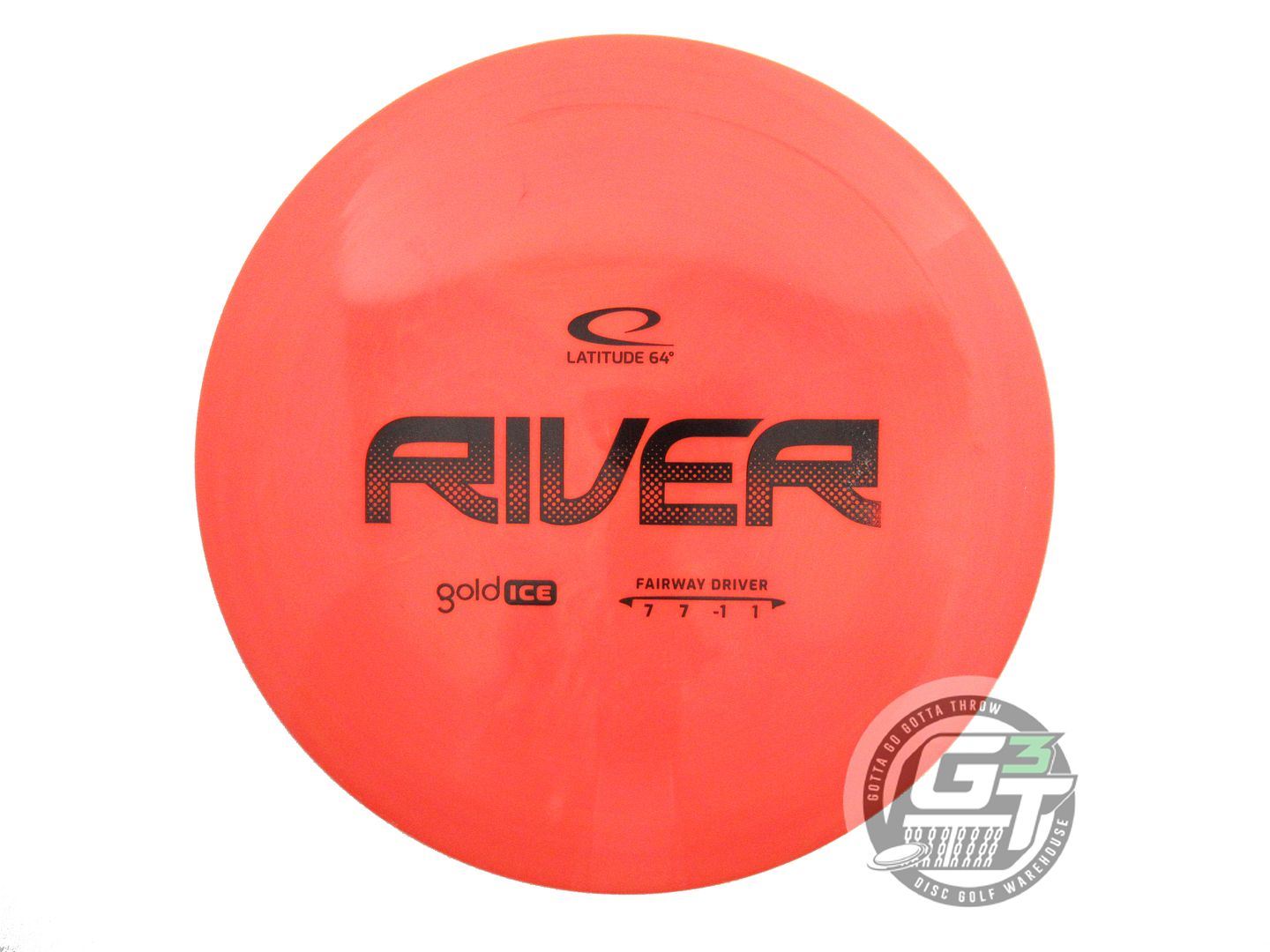 USED Latitude 64 Gold Ice River 171g Orange Black Stamp Fairway Driver Golf Disc