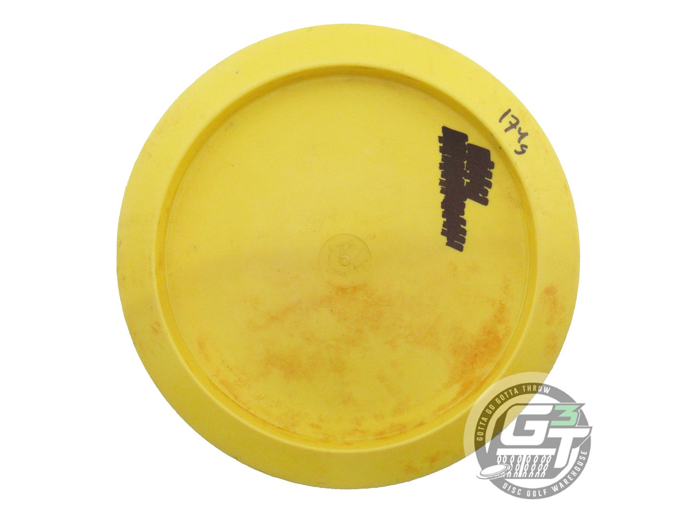 USED Innova Pro Beast 174g Yellow Wiped Stamp Distance Driver Golf Disc