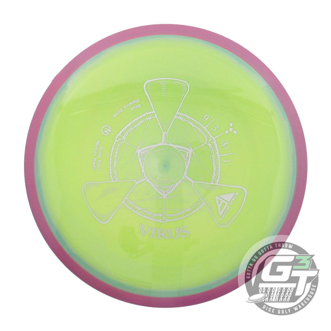 Axiom Neutron Virus Distance Driver Golf Disc (Individually Listed) - Gotta Go Gotta Throw