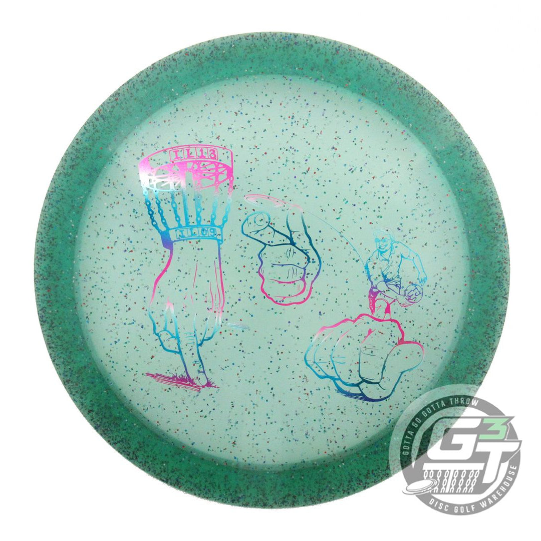 NOS Discraft Sparkle Z Heat 157g Green Miami Foil Distance Driver Golf Disc