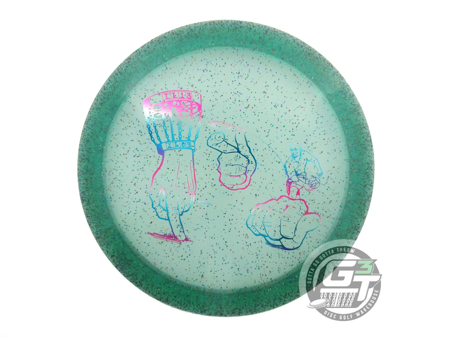 NOS Discraft Sparkle Z Heat 157g Green Miami Foil Distance Driver Golf Disc