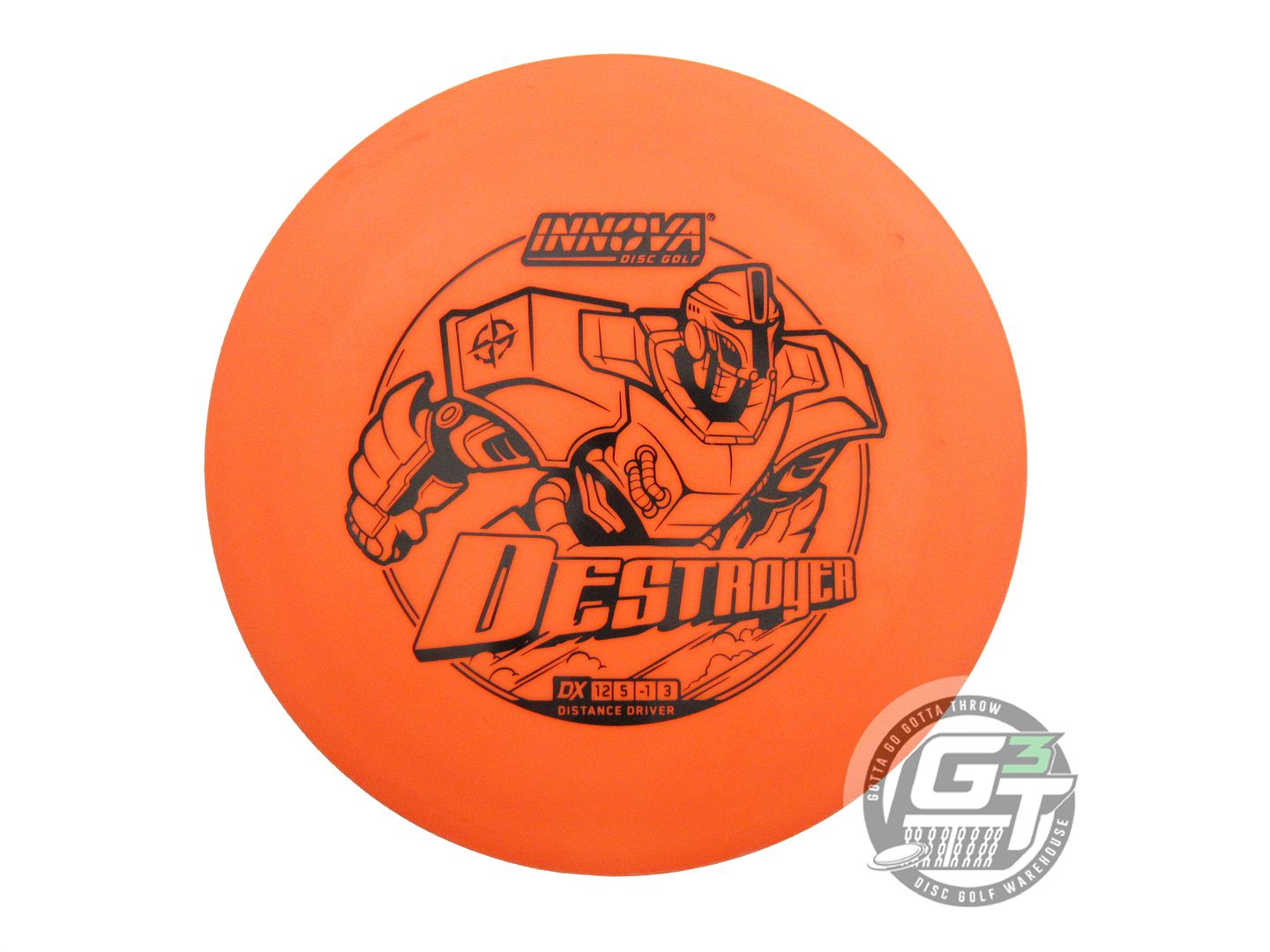USED Innova DX Destroyer 169g Orange Black Stamp Distance Driver Golf Disc