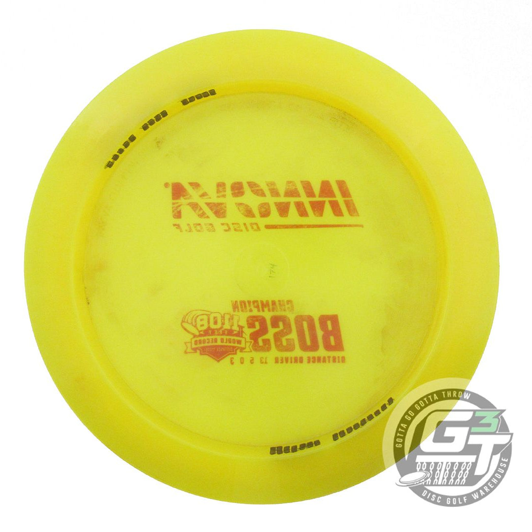 USED Innova Champion Boss 174g Yellow Red Stamp Distance Driver Golf Disc