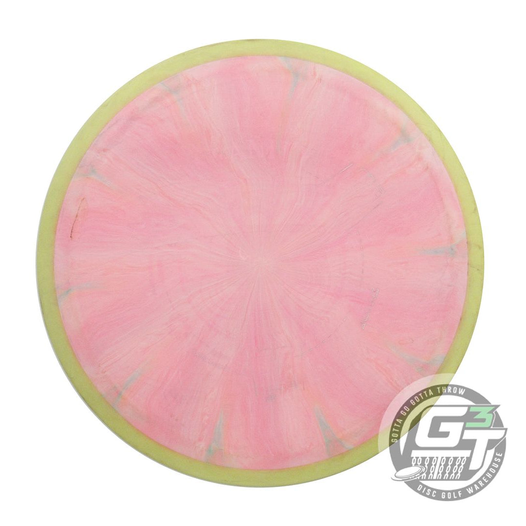 USED Axiom Discs Cosmic Neutron Insanity 174g Pink Lime Rim Distance Driver Disc
