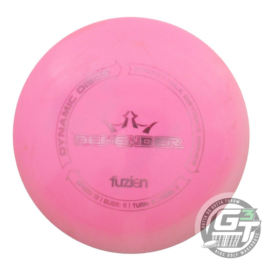 USED Dynamic Discs BioFuzion Defender 174g Pink Pink Foil Distance Driver Disc