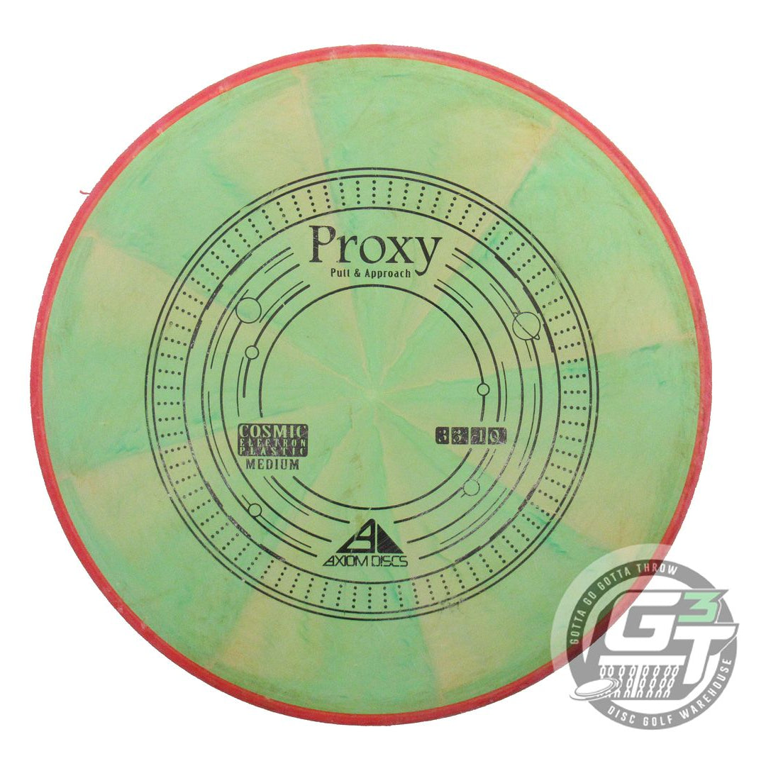USED Axiom Discs Cosmic Electron Proxy 172g Green-Peach Putter Disc