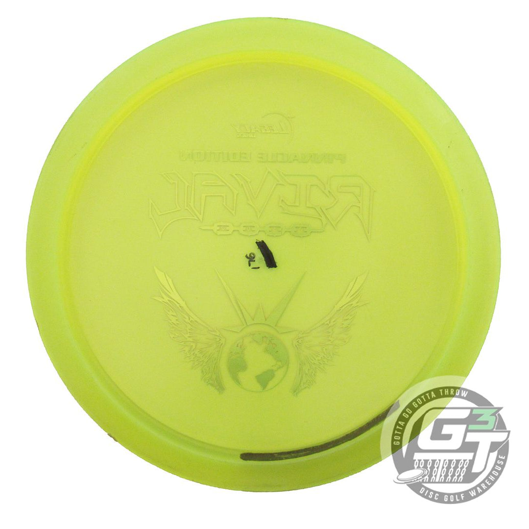 USED Legacy Discs Pinnacle Rival 176g Yellow Sunset Foil Fairway Driver Disc