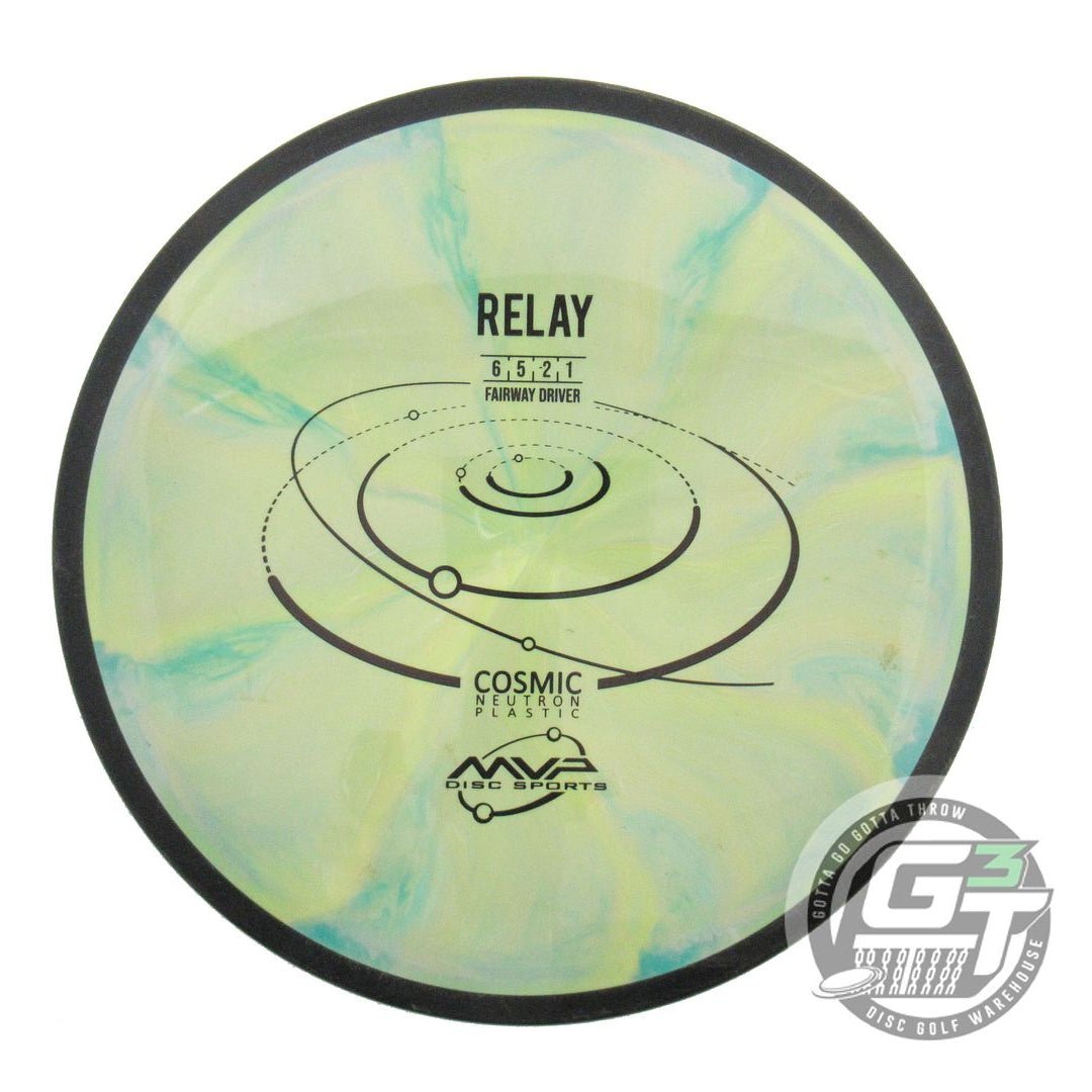 USED MVP Disc Sports Cosmic Neutron Relay 175g Lime-Green Fairway Driver Disc