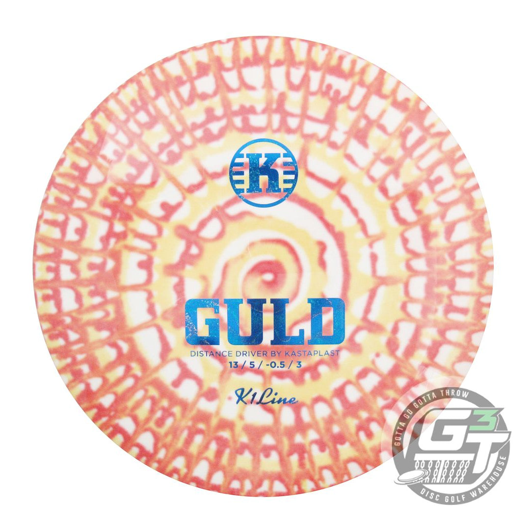 Kastaplast Tie-Dye K1 Guld Distance Driver Golf Disc (Individually Listed) - Gotta Go Gotta Throw