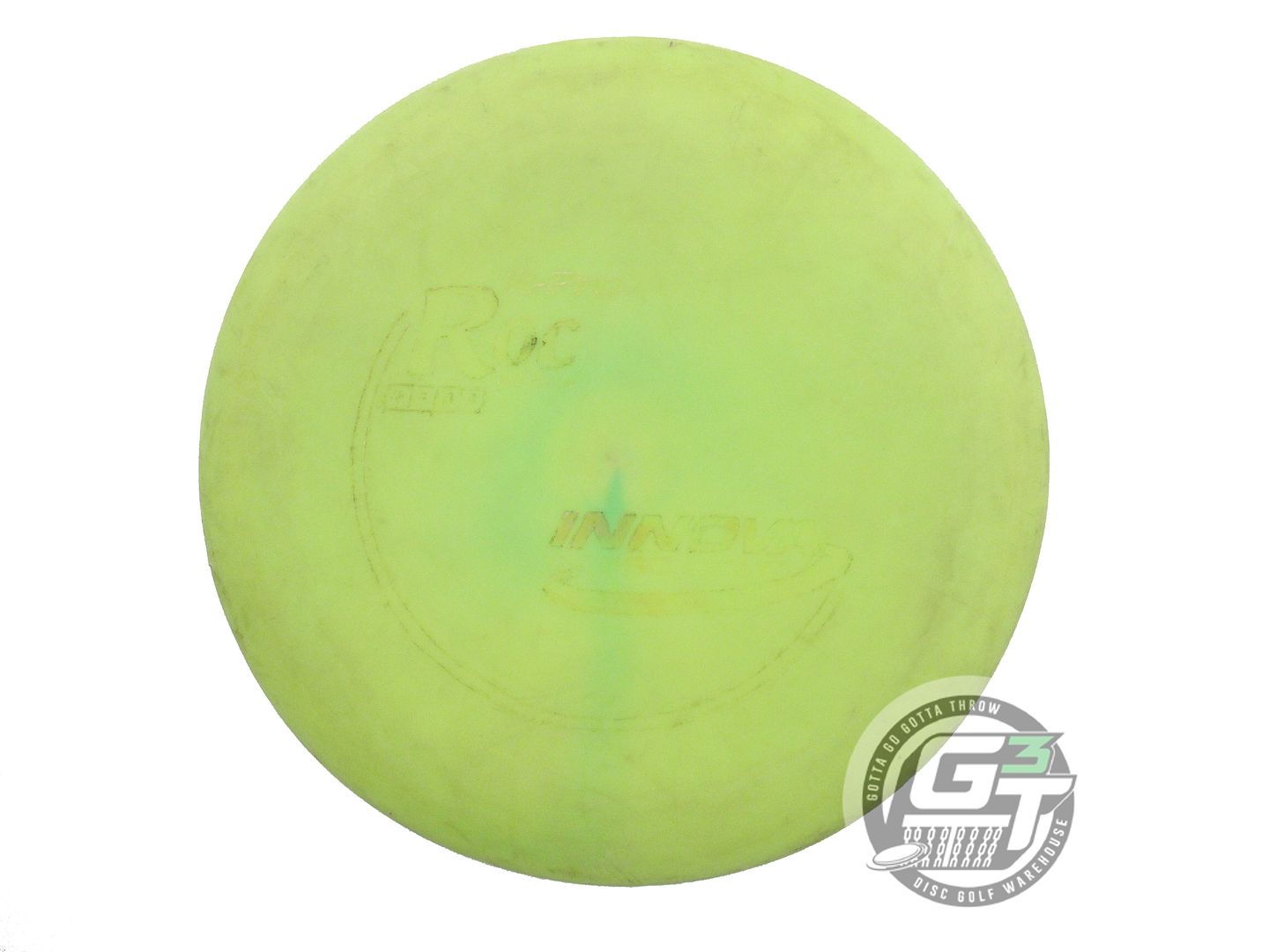 USED Innova R-Pro Roc 172g Lime Wiped Stamp Midrange Golf Disc