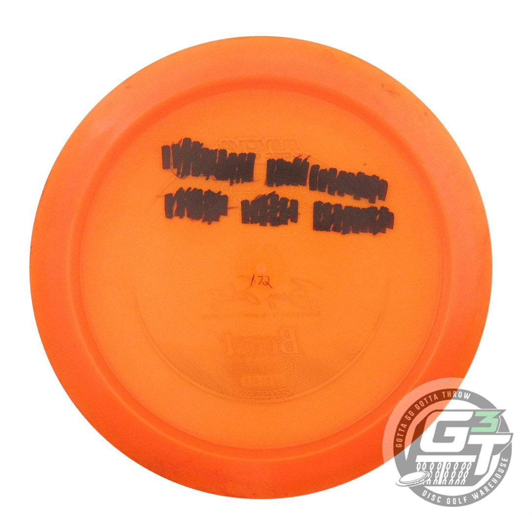 USED Innova Champion Beast 172g Orange Zebra Foil Distance Driver Golf Disc