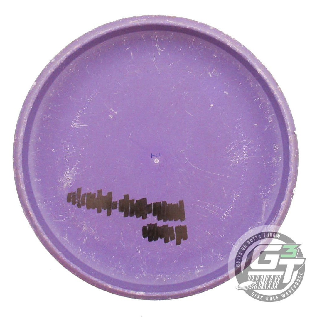 USED Discraft Pro D Magnet 174g Purple Red Foil 4 CHAINS Putter Golf Disc