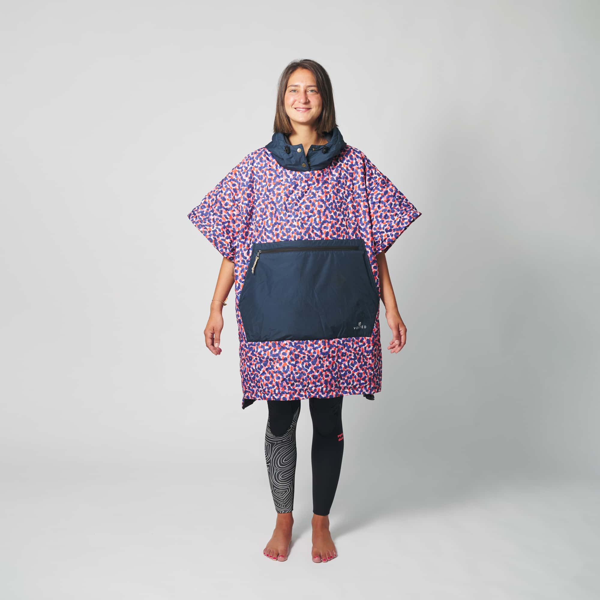 VOITED 2nd Edition Outdoor Poncho for Surfing, Camping, Vanlife & Wild Swimming - Confetti