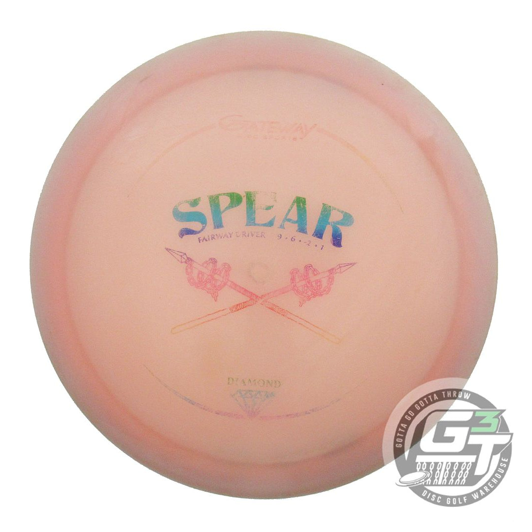 USED Gateway Diamond Spell 173g Pink Rainbow Foil Distance Driver Golf Disc