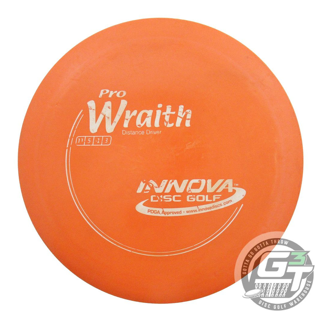 USED Innova Pro Wraith 175g Orange White Stamp Distance Driver Golf Disc