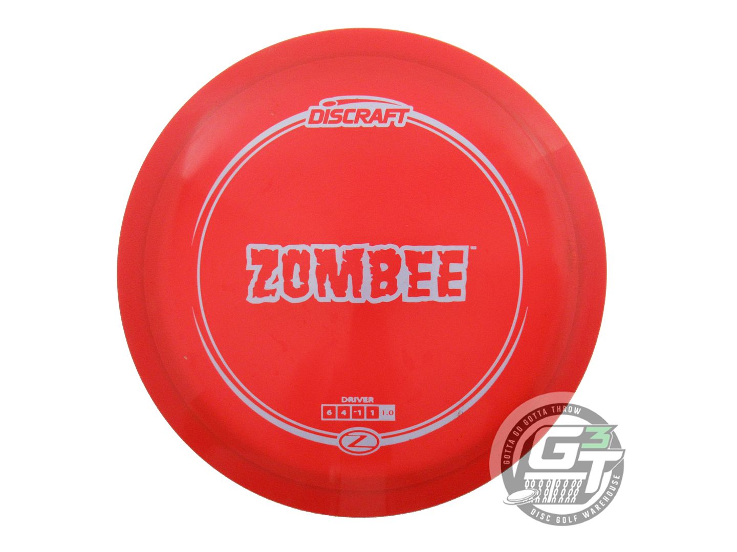 USED Discraft Z Zombee 174g Red Sky Blue Stamp OOP Fairway Driver Golf Disc