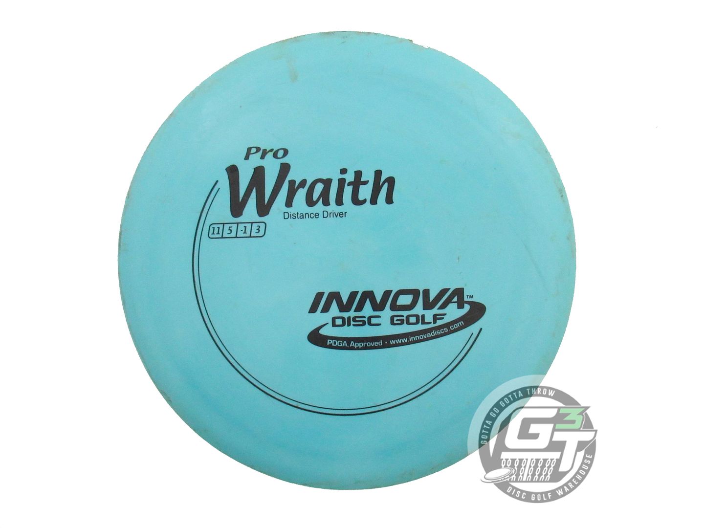 USED Innova Pro Wraith 176g Teal Black Stamp Distance Driver Golf Disc