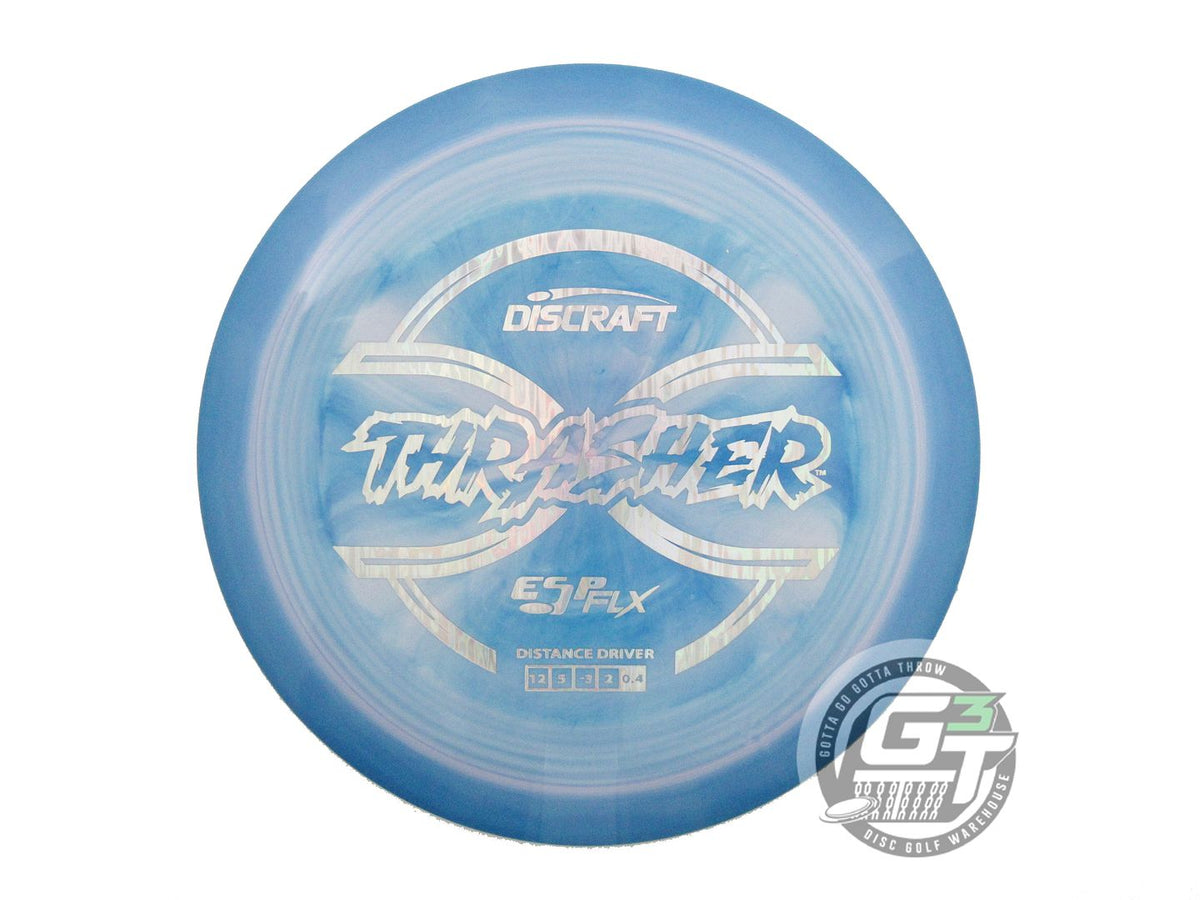 USED Discraft ESP FLX Thrasher 173g Blue-Lilac Silver Foil Distance Driver Disc