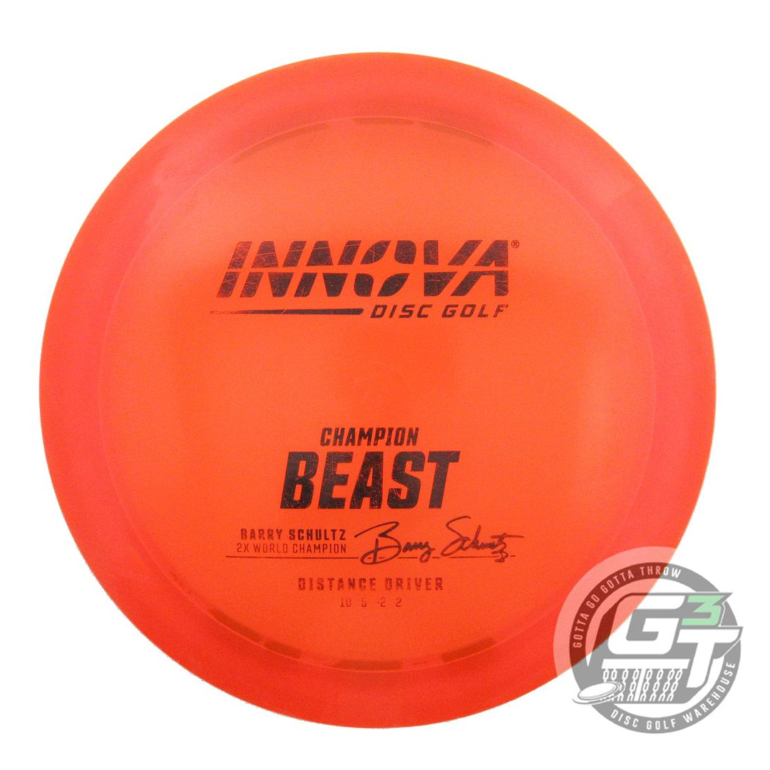 USED Innova Champion Beast 176g Orange Black Stamp Distance Driver Golf Disc